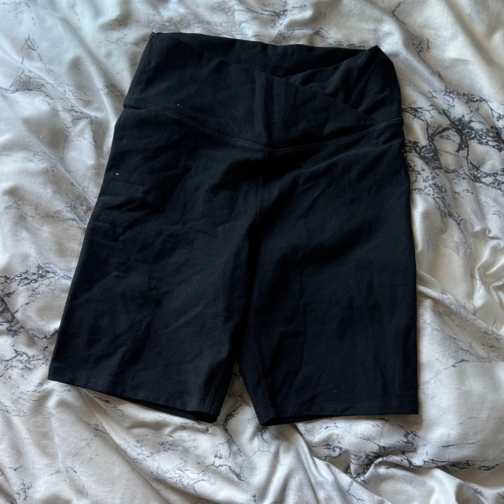 Abercrombie & Fitch Black Bike Shorts